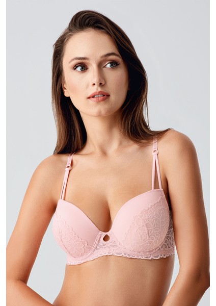 Kadın Destekli B Cup Dantelli Sütyen , 338415