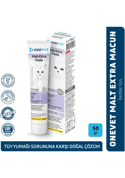 Onevet Malt Extra Paste Tüy Yumağı Önleyici Kedi Maltı 50 gr modelleri