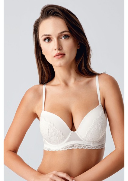 Kadın Destekli B Cup Dantelli Sütyen , 338395