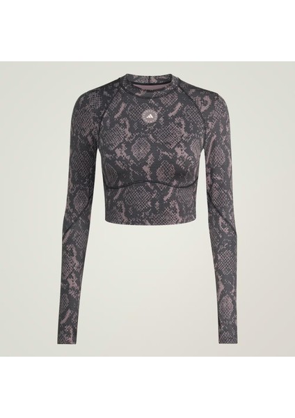 By Stella Mccartney Training Longsleeve Crop Kadın Tişört