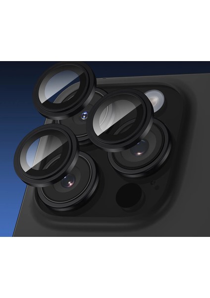 Iphone 14 Pro Uyumlu Safir Mercek Koruma (Lens Koruyucu)