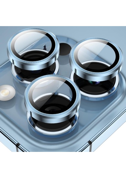 Iphone 13 Pro Uyumlu Safir Mercek Koruma (Lens Koruyucu)