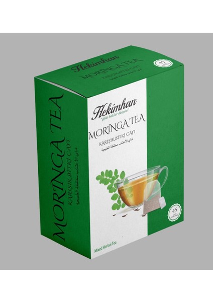Moringalı Karışık Bitki Çayı Doğal 45 Li