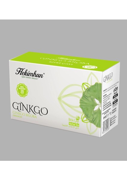 Ginko Biloba Çayı Doğal 20LI Süzen Poşet