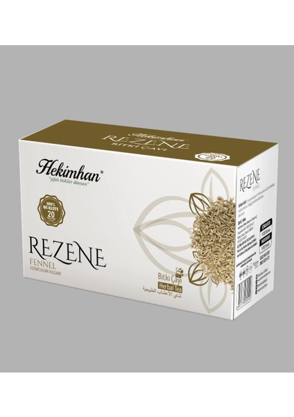 Rezene Çayı Doğal 20LI Süzen Poşet