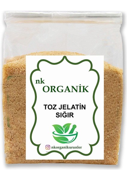 Toz Sığır Jelatin Saf 100GR
