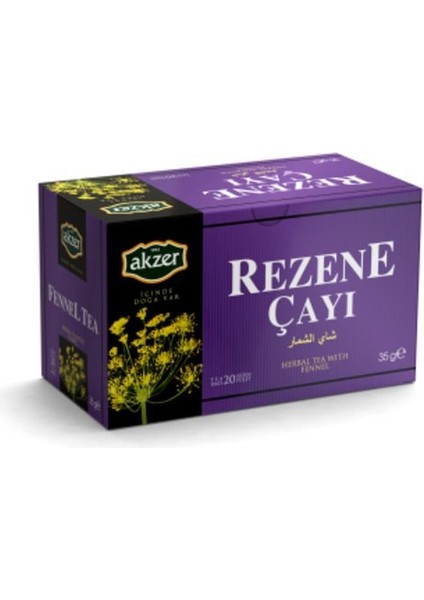 Rezene Çayı Doğal 20'li Poşet Çay