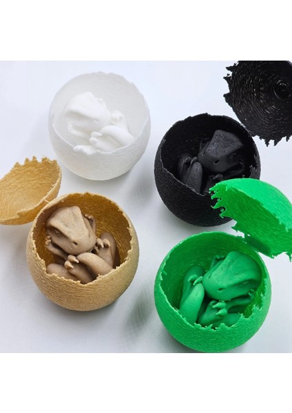 4 Adet Dinazor Yumurtası-Çatlayan Yumurta Oyuncak-Dino Egg