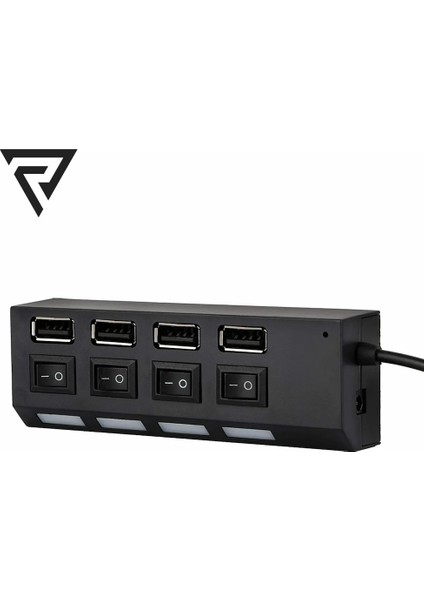 CA-4601 4 Port USB 2.0 Hub Anahtarlı Çoklayıcı