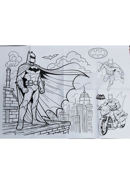 2 Adet Dev Boyama Kitabı (90CMX64CM)- (Batman/toy Story Figürlü) fiyatları