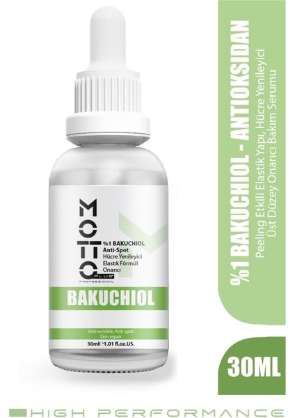%1 Bakuchıol Elastik Formül Üst Düzey Peeling Onarıcı Bakım Serumu 30ML