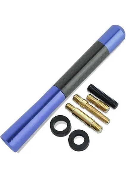 Ford P100 Uyumlu Karbon Mavi Renk Oto Radio Anteni Çubuk Anten