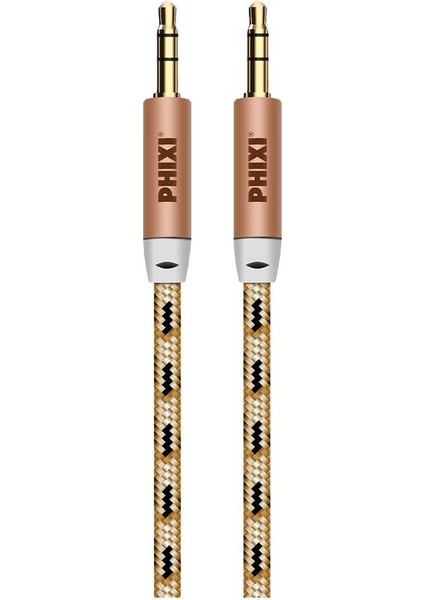 Basic A810 3.5mm Hasır Örğü Aux Kablo