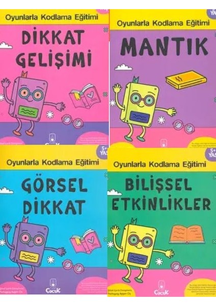 Kodlama Eğitimi +5 Yaş (4 Kitap)