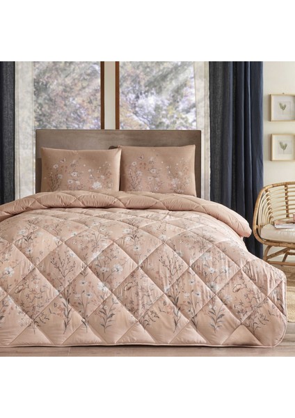 Rossy Ranforce Tek Kişilik Yorgan Set Gül Kurusu