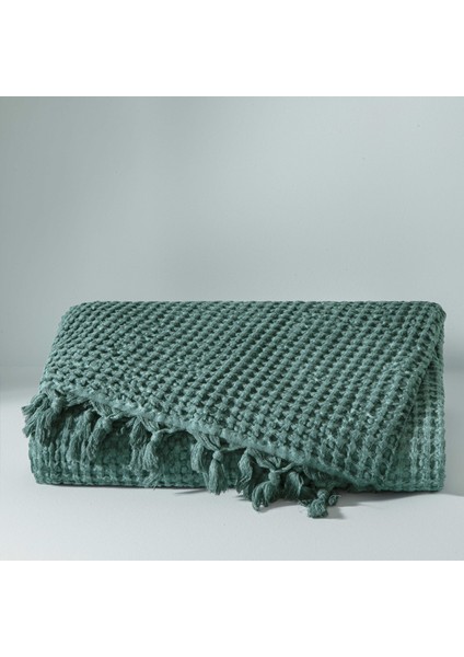 Taç Butik Göcek Pike Pamuk Çift Kişilik Pike Yeşil