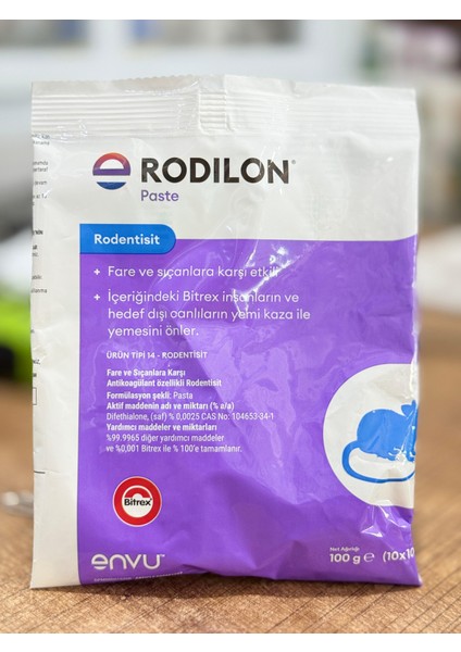 Rodilon Paste Pasta Fare Yemi 10X10 gr (Yeni Ambalaj – 2027 Skt)