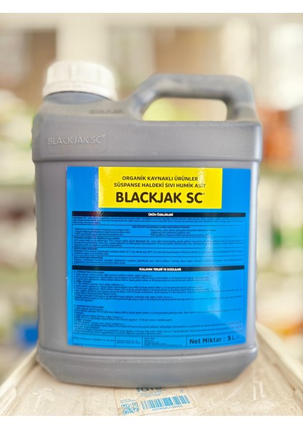 Blackjak Sc - Sıvı Hümik ve Fulvik Asit - Köklendirici 5 Lt