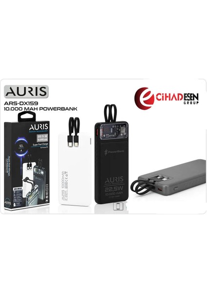 ARS-Y309 12.000 Mah LCD Ekranlı Hızlı Şarj Powerbank fiyatları