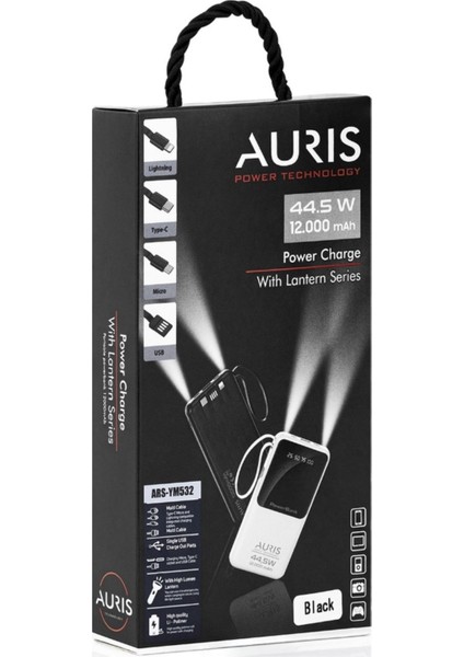 YM-532 12.000 Mah Powerbank
