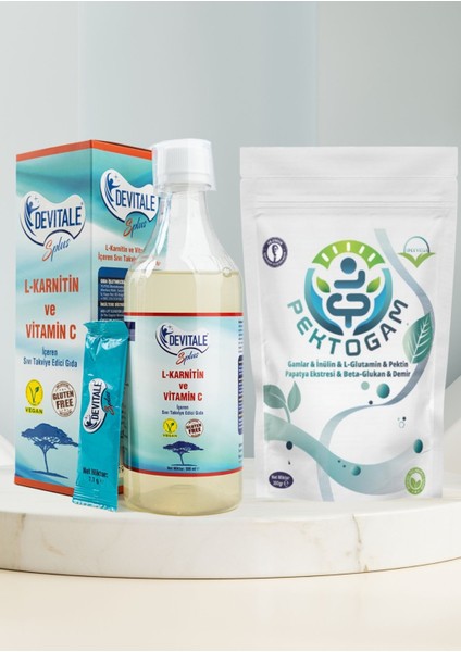 🧃 Pektogam + Splus | Ikili Lif Destek Seti (Jel + Sıvı Form)