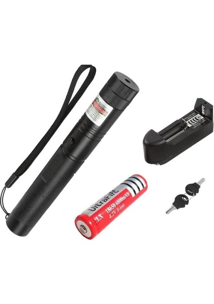 Şarjlı Yeşil Lazer Yakıcı Pointer 15 Km Lazer 1000 Mv (5047) fırsatları