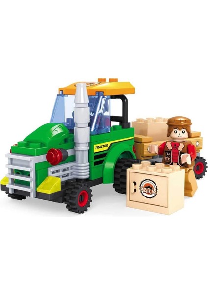 28401 Sun Blx-Çiftlik Set Traktör 1FGR.103 Parça