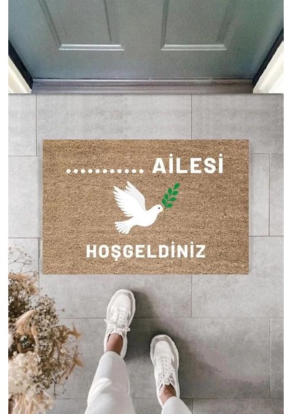Dijital Kişiye Iç Kapı Dekorasyon Paspas PS11281