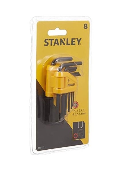 ST069251 8 Parça Allen Anahtar Takımı modelleri