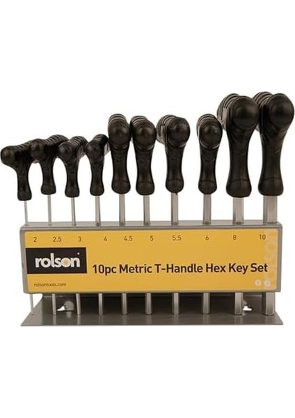 40320 10PC T-Handle Hex Key Set modelleri