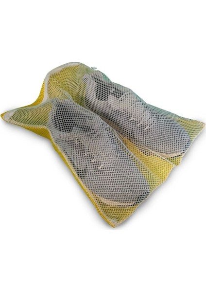 Çamaşır Makinesi Içinde Ayakkabı Terlik Yıkama Filesi Fermuarlı (5047)