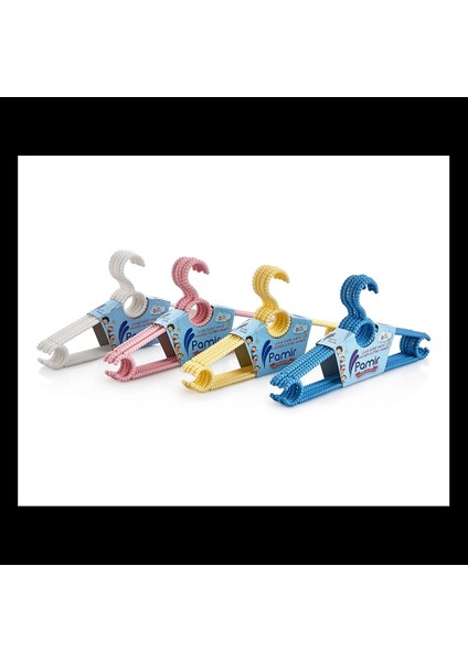 6 Parça Pls. boncuk Çocuk Elbise Askı (5047)