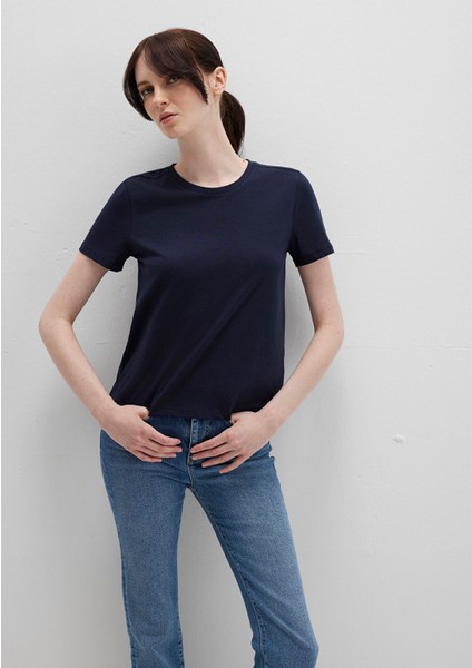 Lacivert Basic Tişört 1613406-86623 modelleri