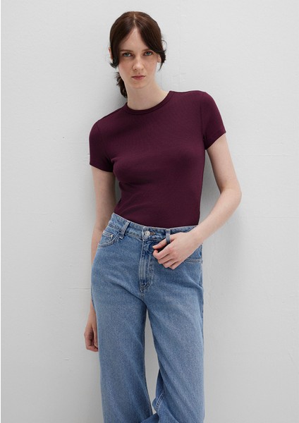 Bordo Basic Tişört 1613081-70434 fiyatları