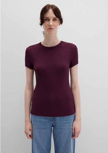 Bordo Basic Tişört 1613081-70434 fırsatları