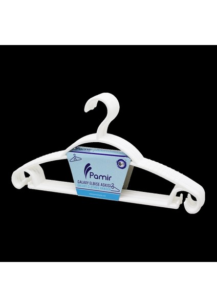 6 Parça Plastik Galaxy Elbise Askısı (5047)