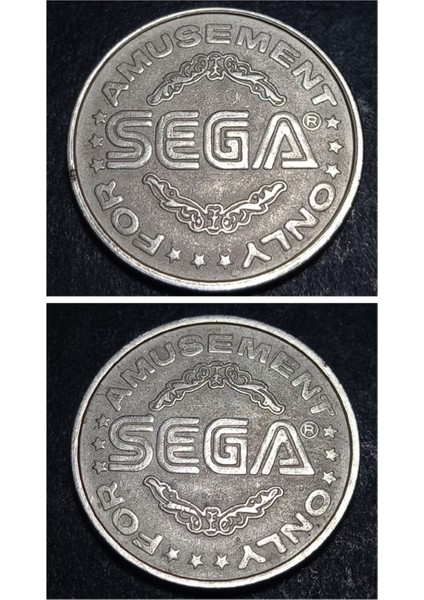 3996368016C36EB4C2 Sega Oyun Jetonu Only For Amusement Eski Jeton
