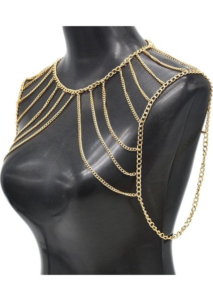 Şıklığınızı Tamamlayacak Altın Renk Vücut Zinciri fiyatları