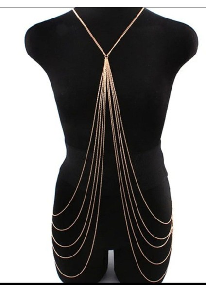 Şık Zincirli Vücut Aksesuarı ile Tarzınızı Yükseltin