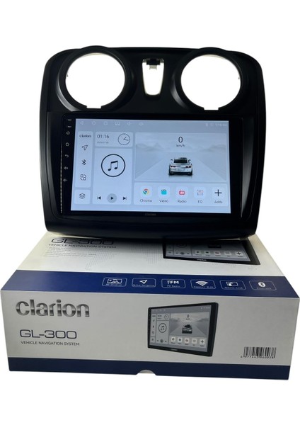 Dacia Lodgy-Dokker (9'') Clarion 4-64 Tam Profesyonel Oem Multimedia (Orj)