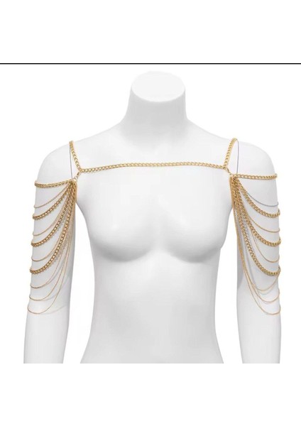 Şıklığın ve Rahatlığın Buluştuğu Zarif Zincir Detaylı Giysi