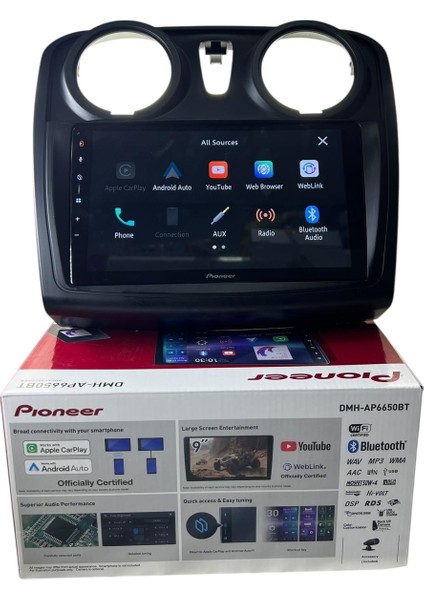 Dacia Lodgy-Dokker (9'') Pioneer 4-64 Tam Profesyonel Oem Multimedia fiyatları
