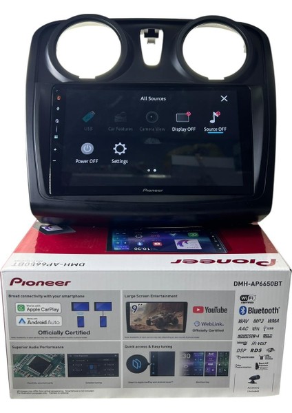 Dacia Lodgy-Dokker (9'') Pioneer 4-64 Tam Profesyonel Oem Multimedia modelleri