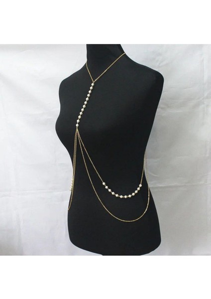 Zarif Incili Zincir Vücut Aksesuarı ile Şıklığı Yakalayın fiyatları