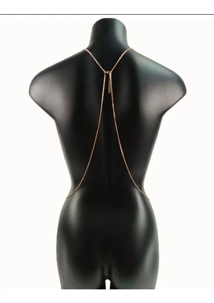 Şık ve Zarif Inci Detaylı Kadın Vücut Zinciri modelleri