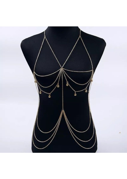 Şık Zincirli Vücut Aksesuarı ile Tarzınızı Yansıtın
