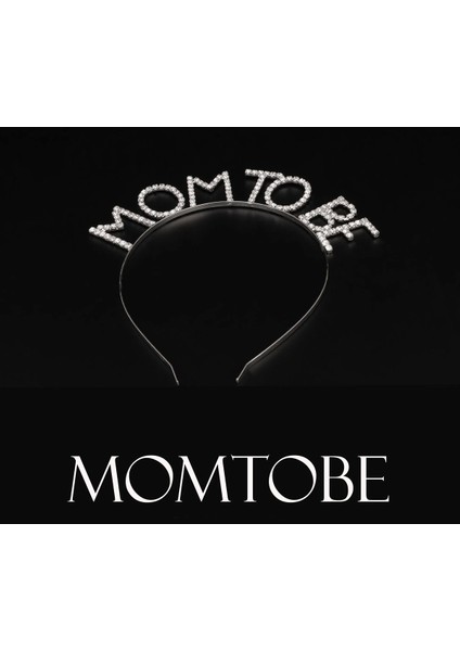 Kristal Taşlı Gümüş Renk Mom To Be Tacı Anne Tacı - Lisinya fiyatları