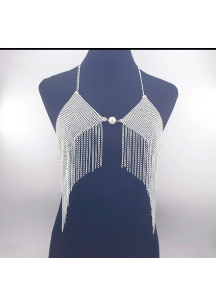 Şıklığınızı Tamamlayacak Parlak Kadın Vücut Zinciri