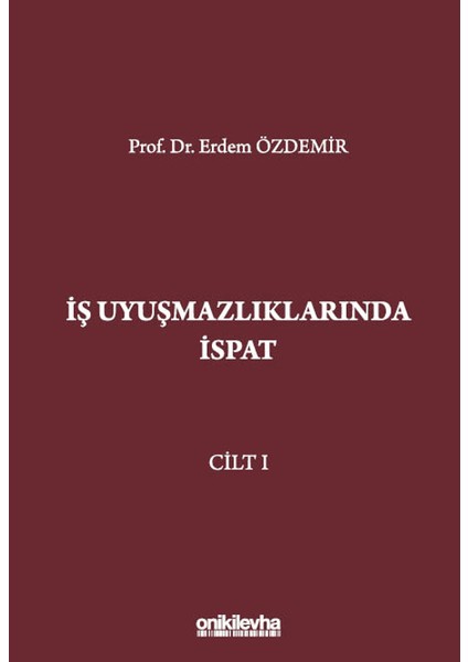 Iş Uyuşmazlıklarında Ispat (3 Cilt)