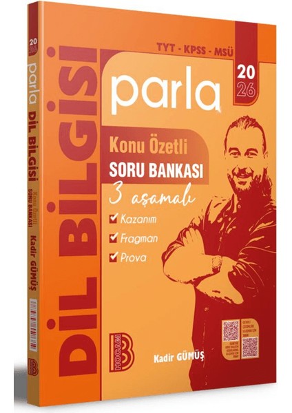 Tyt - Kpss - Msü Parla Dil Bilgisi Konu Özetli Soru Bankası
